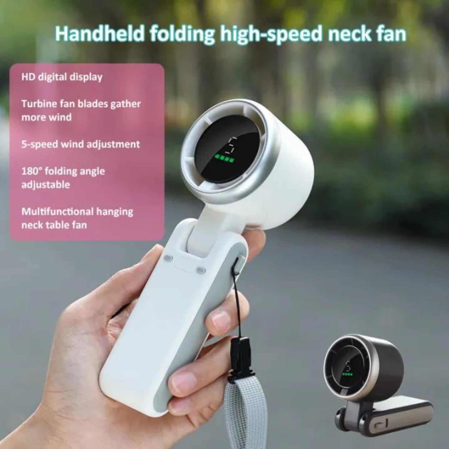 Portable Folding Turbo Fan