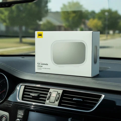 Car Sun Visor Vanity Makeup Mirror With LED Lighting Touch Control