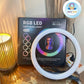 RGB LED Multi Colour Ring Light MJ-30 without stand
