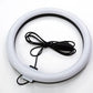 Portable Clip-On Selfie Ring Light with 36 LED Bulbs | 3 Brightness Levels | Rechargeable Fill Light for Phones | Without Stand