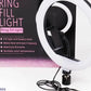 Portable Clip-On Selfie Ring Light with 36 LED Bulbs | 3 Brightness Levels | Rechargeable Fill Light for Phones | Without Stand