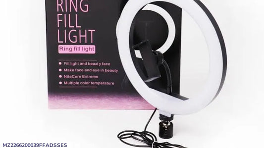 Portable Clip-On Selfie Ring Light with 36 LED Bulbs | 3 Brightness Levels | Rechargeable Fill Light for Phones | Without Stand