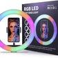 RGB LED Multi Colour Ring Light MJ-30 without stand